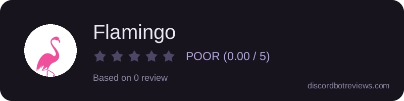 Rating widget preview for Flamingo
