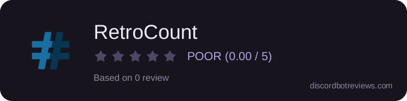 Rating widget preview for RetroCount