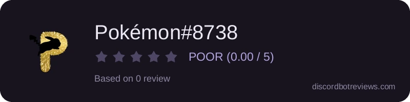 Rating widget preview for Pokémon#8738