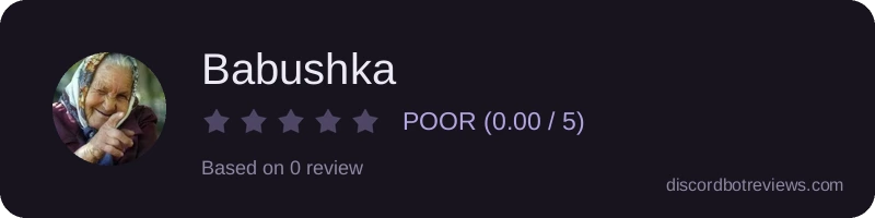 Rating widget preview for Babushka