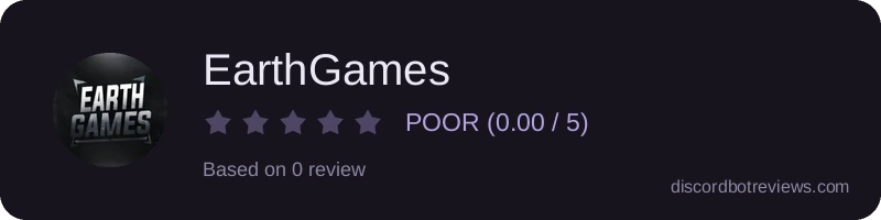 Rating widget preview for EarthGames