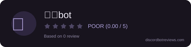 Rating banner for らみbot