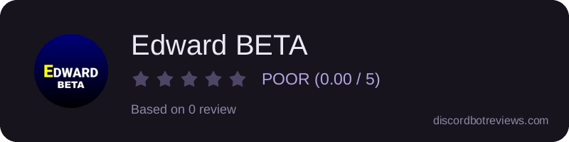 Rating banner for Edward BETA