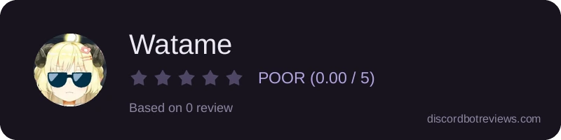 Rating banner for Watame
