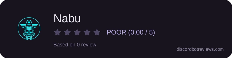 Rating widget preview for Nabu