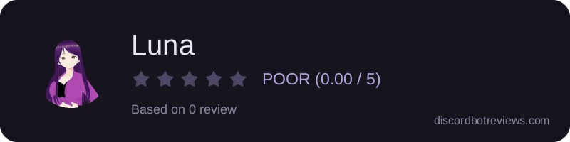 Rating widget preview for Luna