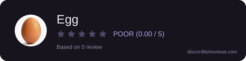 Rating widget preview for Egg
