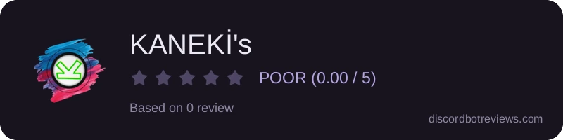 Rating widget preview for KANEKİ's