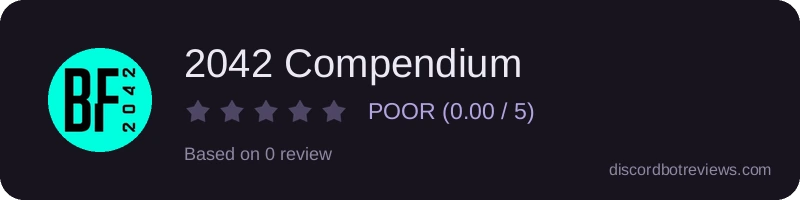 Rating widget preview for 2042 Compendium
