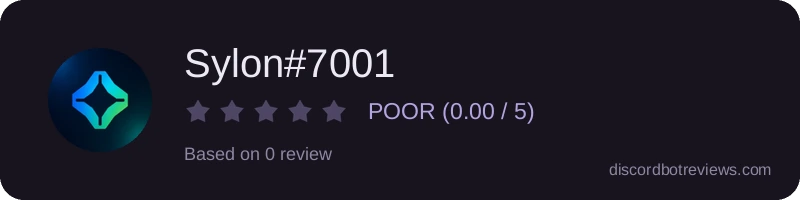 Rating banner for Sylon#7001