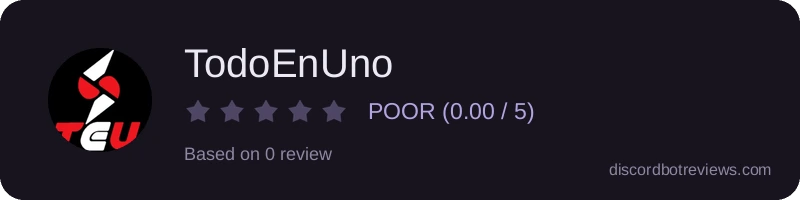 Rating widget preview for TodoEnUno