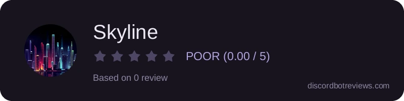 Rating widget preview for Skyline