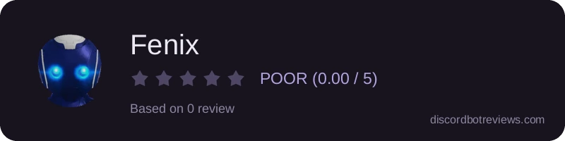 Rating widget preview for Fenix