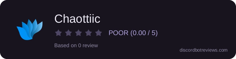 Rating banner for Chaottiic