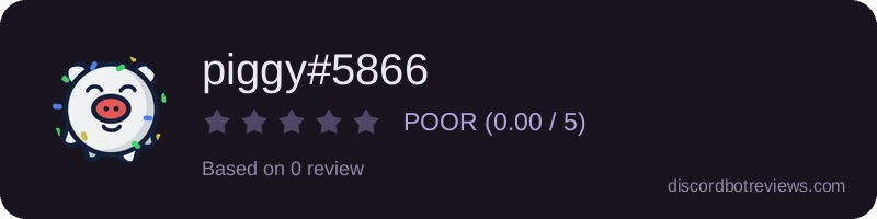 Rating widget preview for piggy#5866