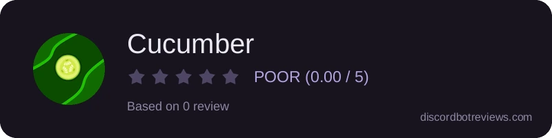 Rating widget preview for Cucumber
