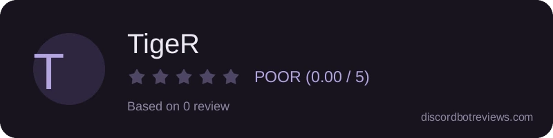 Rating banner for TigeR