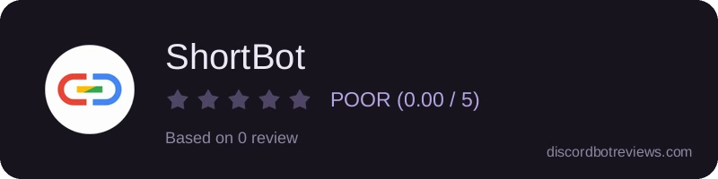 Rating banner for ShortBot