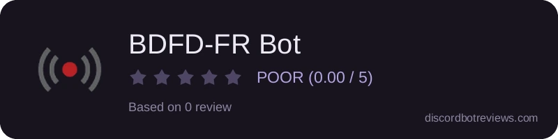 Rating widget preview for BDFD-FR Bot