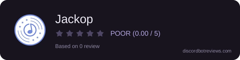 Rating widget preview for Jackop