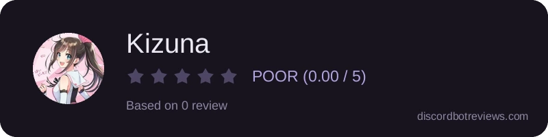 Rating widget preview for Kizuna