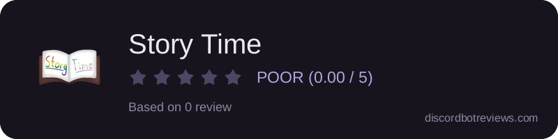 Rating widget preview for Story Time