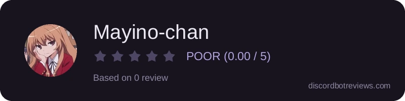 Rating widget preview for Mayino-chan