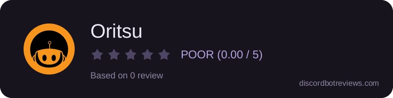 Rating widget preview for Oritsu