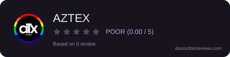 Rating widget preview for AZTEX