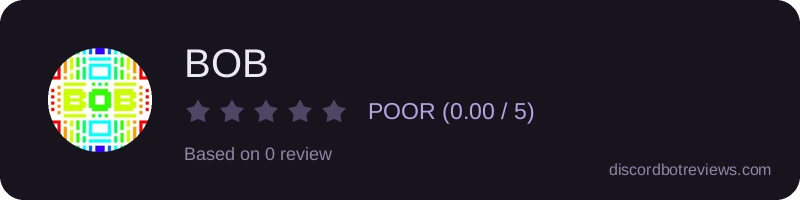 Rating widget preview for BOB