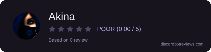 Rating widget preview for Akina