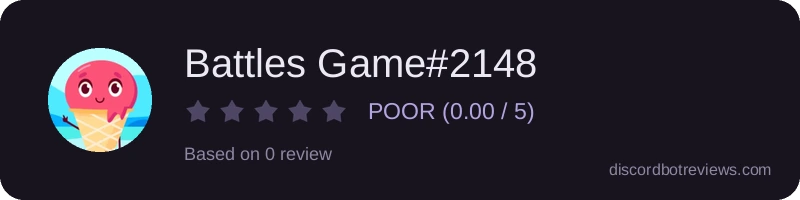 Rating widget preview for Battles Game#2148