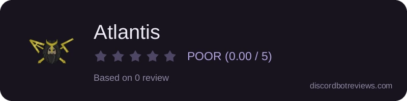 Rating widget preview for Atlantis