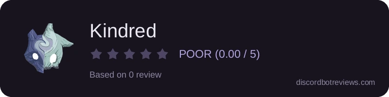 Rating widget preview for Kindred