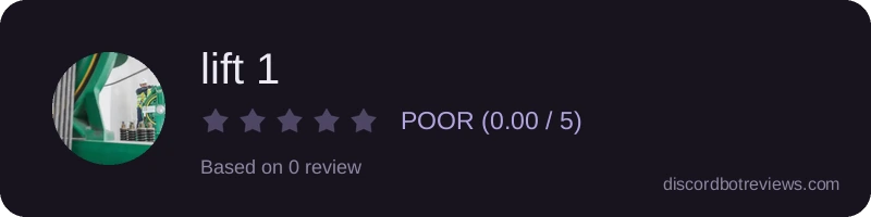 Rating widget preview for lift 1