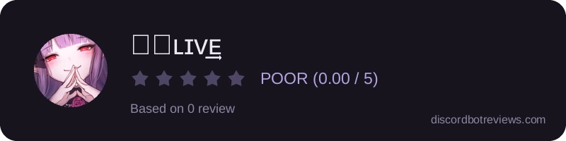 Rating widget preview for 𝘽𝙀ʟɪᴠ͢͢͢ᴇ