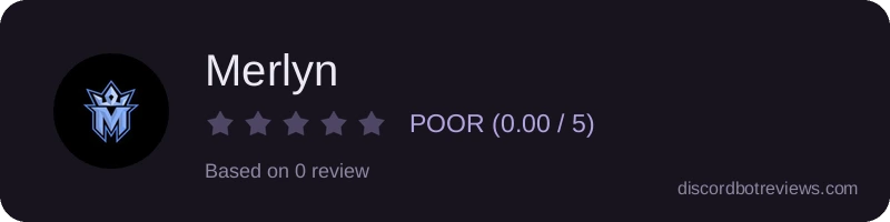 Rating widget preview for Merlyn