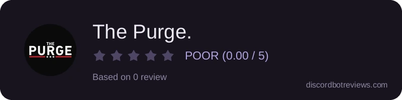 Rating widget preview for The Purge.