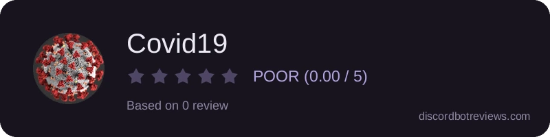 Rating widget preview for Covid19
