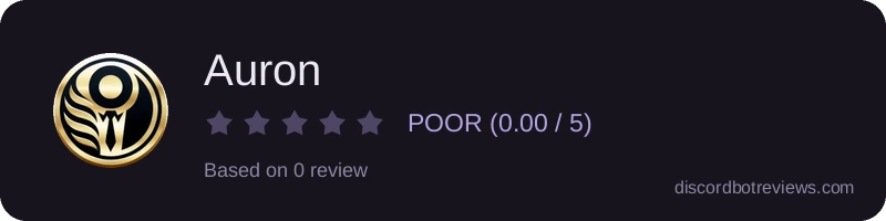 Rating widget preview for Auron