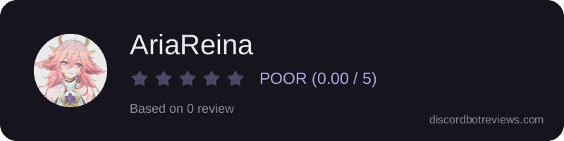 Rating widget preview for AriaReina