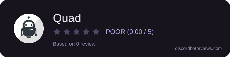 Rating widget preview for Quad