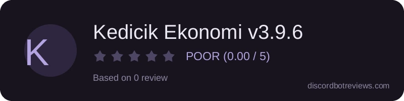 Rating widget preview for Kedicik Ekonomi v3.9.6