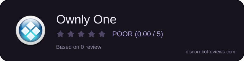 Rating widget preview for Ownly One