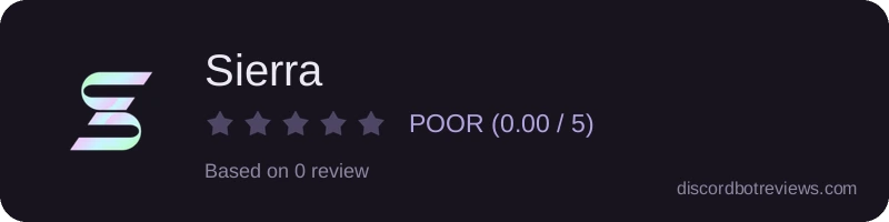 Rating banner for Sierra