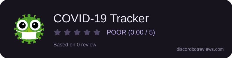 Rating widget preview for COVID-19 Tracker
