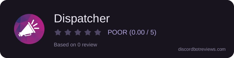 Rating widget preview for Dispatcher
