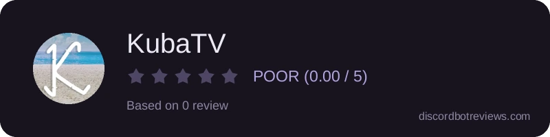 Rating widget preview for KubaTV 