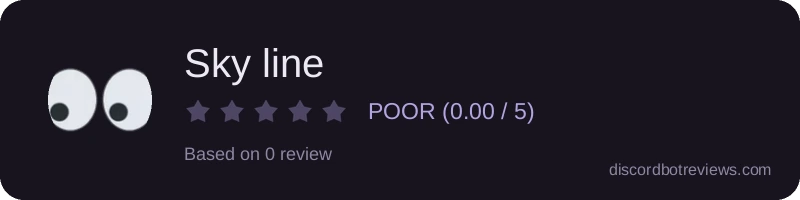 Rating widget preview for Sky line