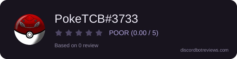 Rating widget preview for PokeTCB#3733